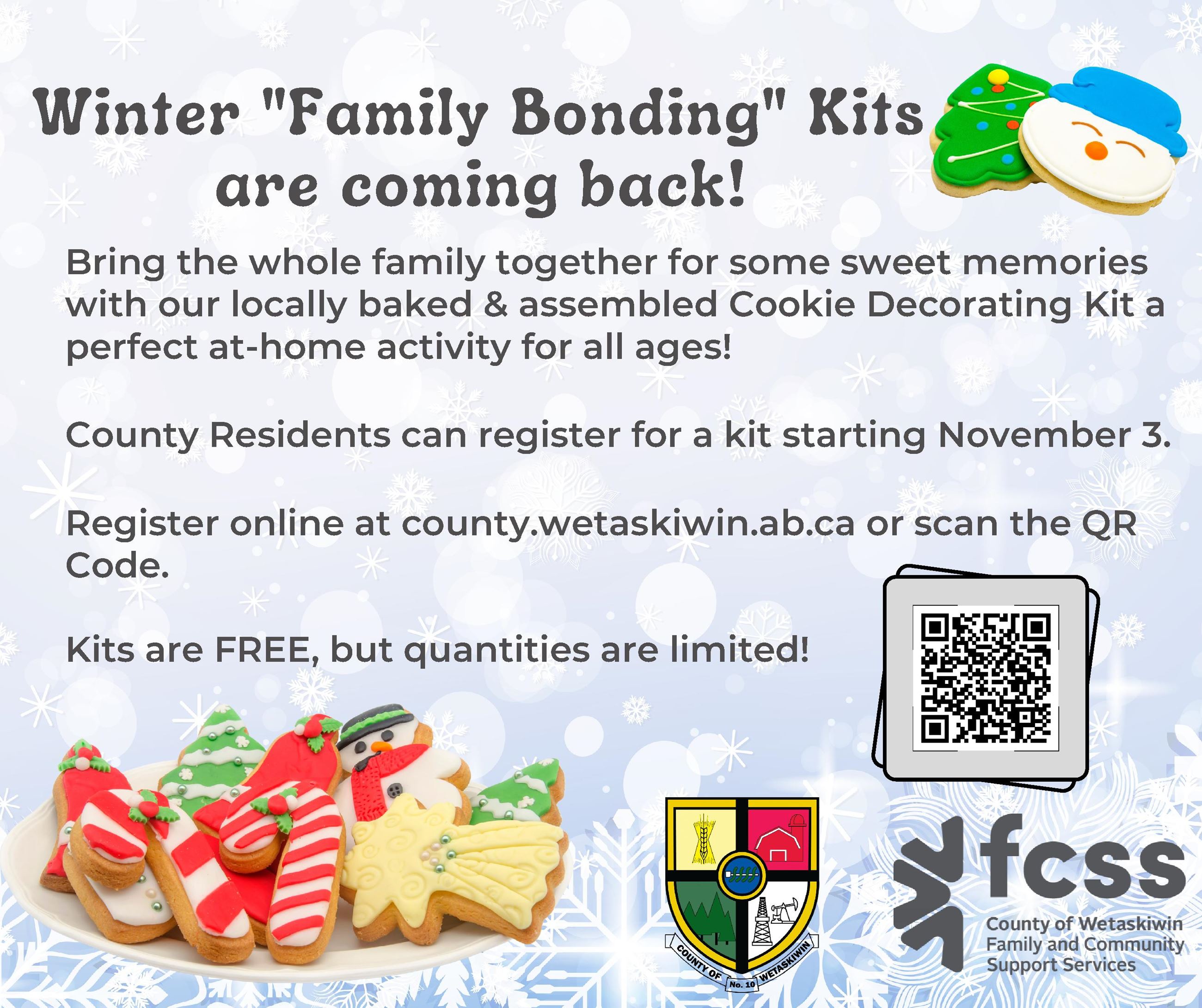 Winter family bonding kits.