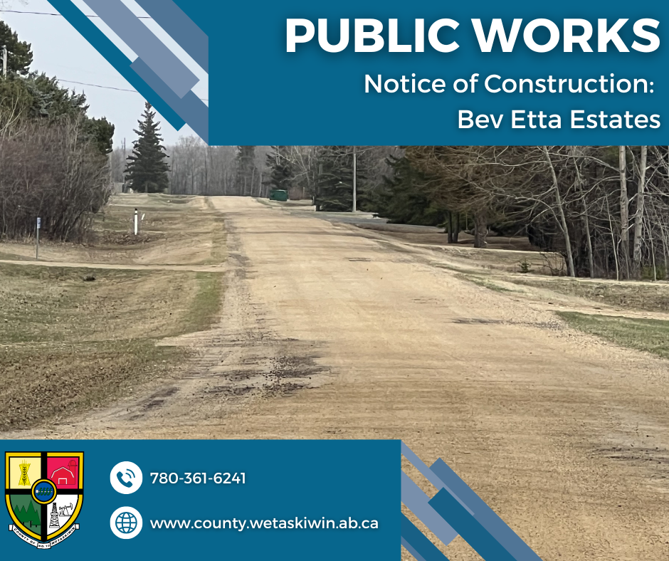 Notice of Construction - Bev Etta