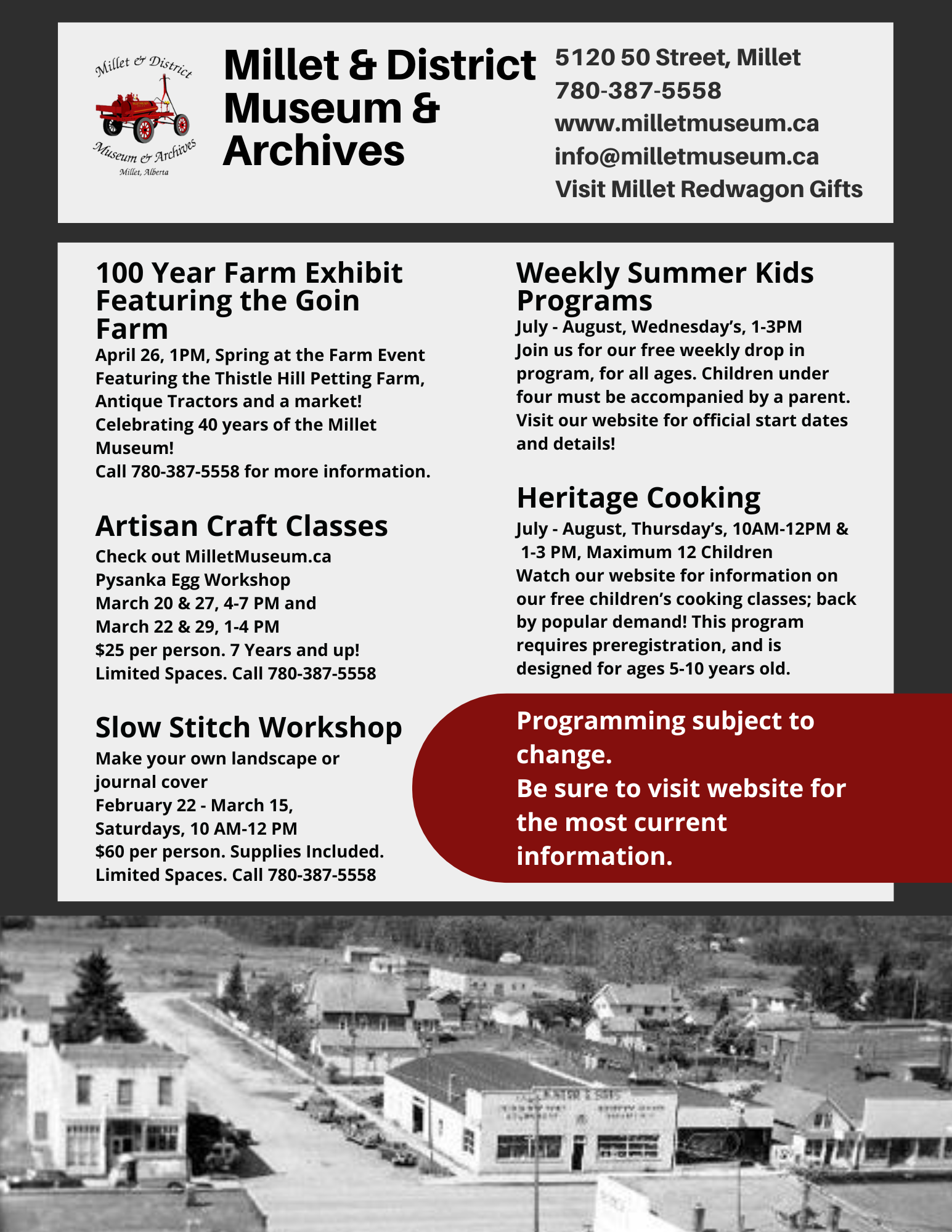 County of Wetaskiwin Community Program Events Guide 8