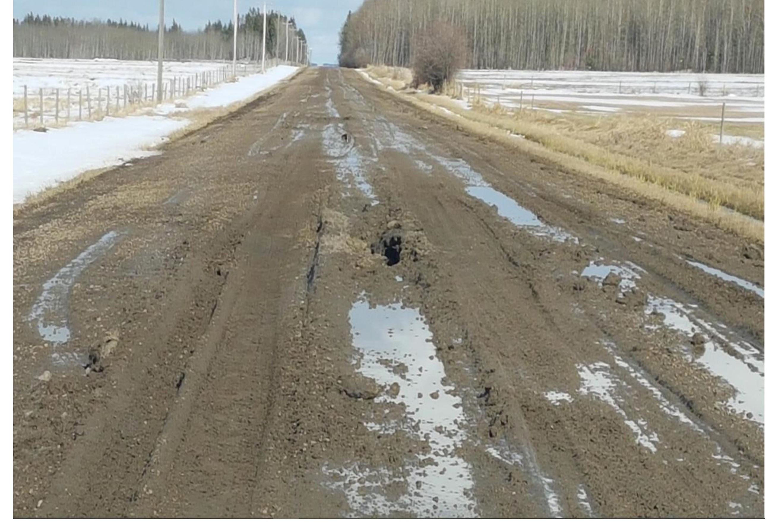Road Damage Twp 464