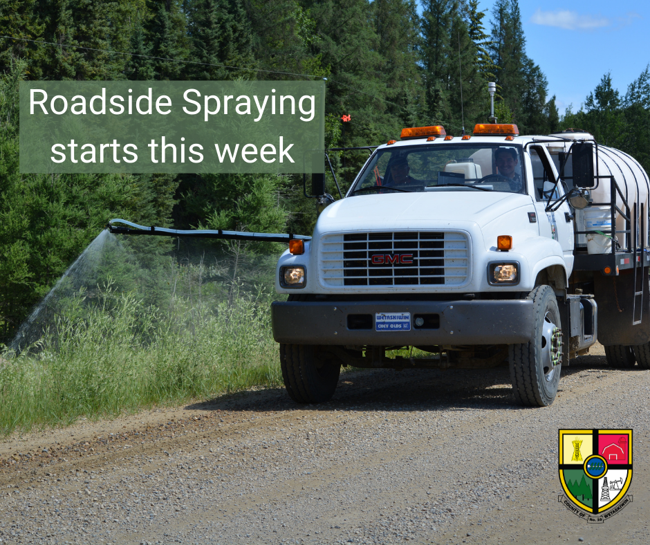 Roadside Spraying starts this week