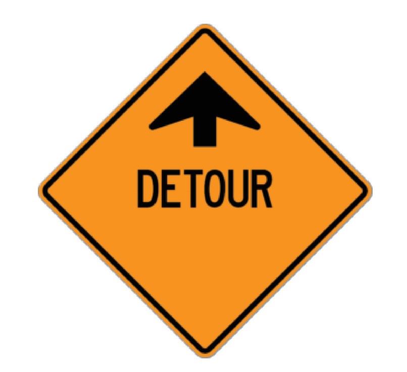 Detour Sign