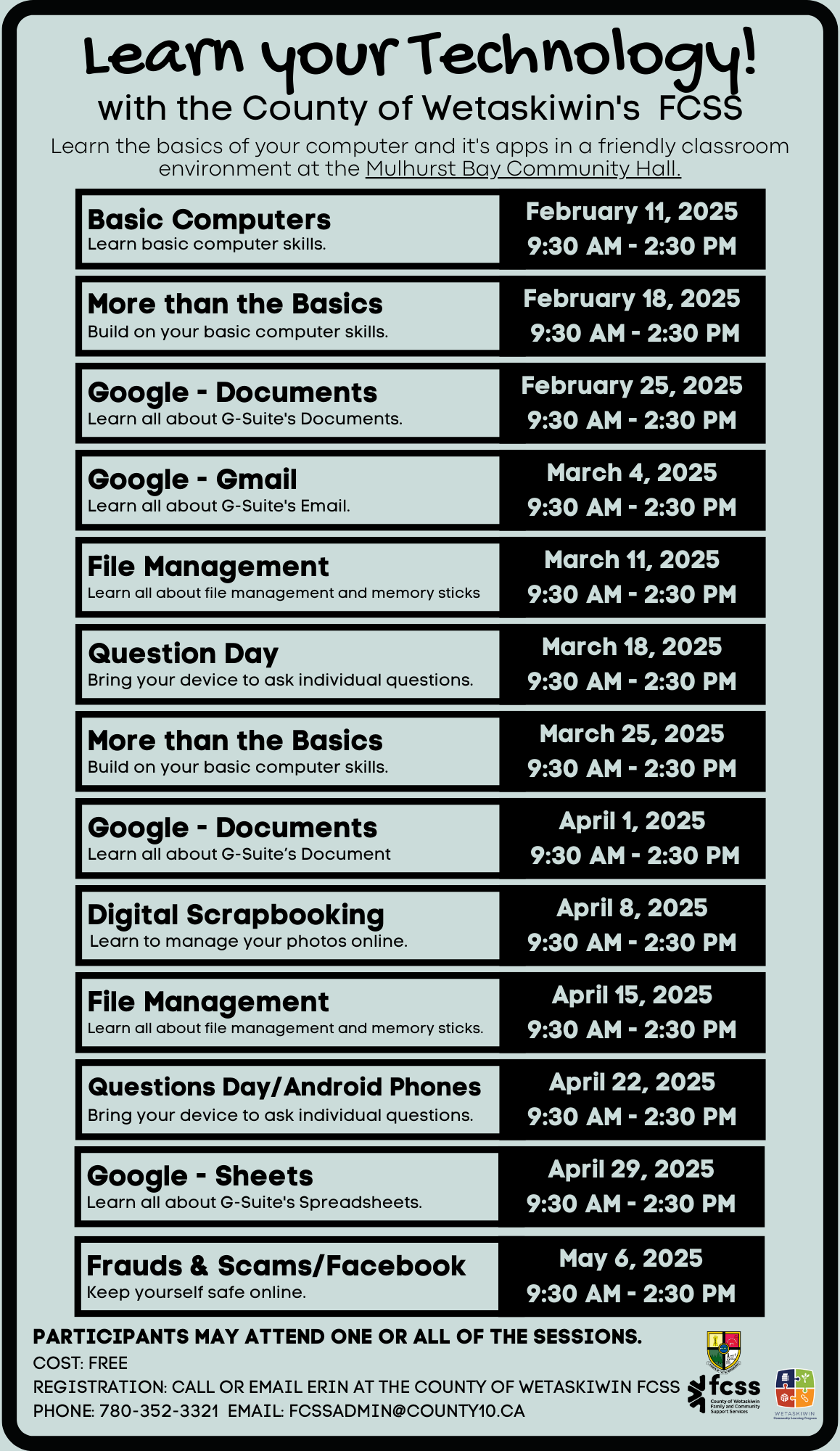 Learn your Technology -  Winter Spring 2025