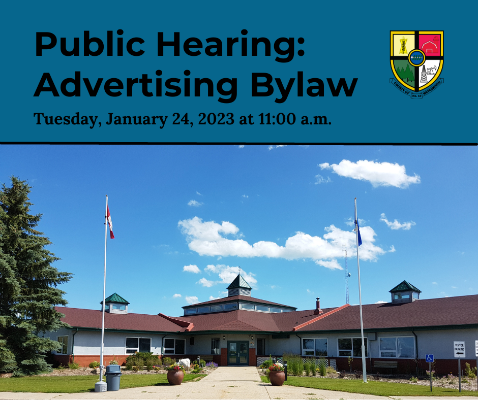 Public Hearing - Advertising Bylaw