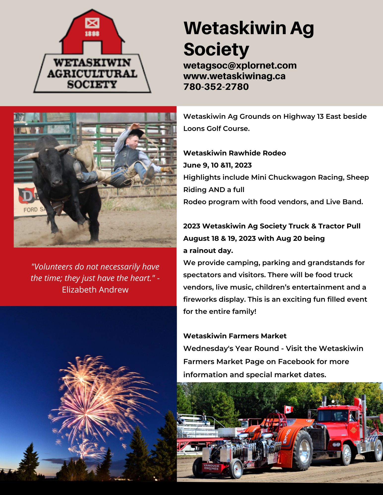 County of Wetaskiwin Community Program  Events Guide 12