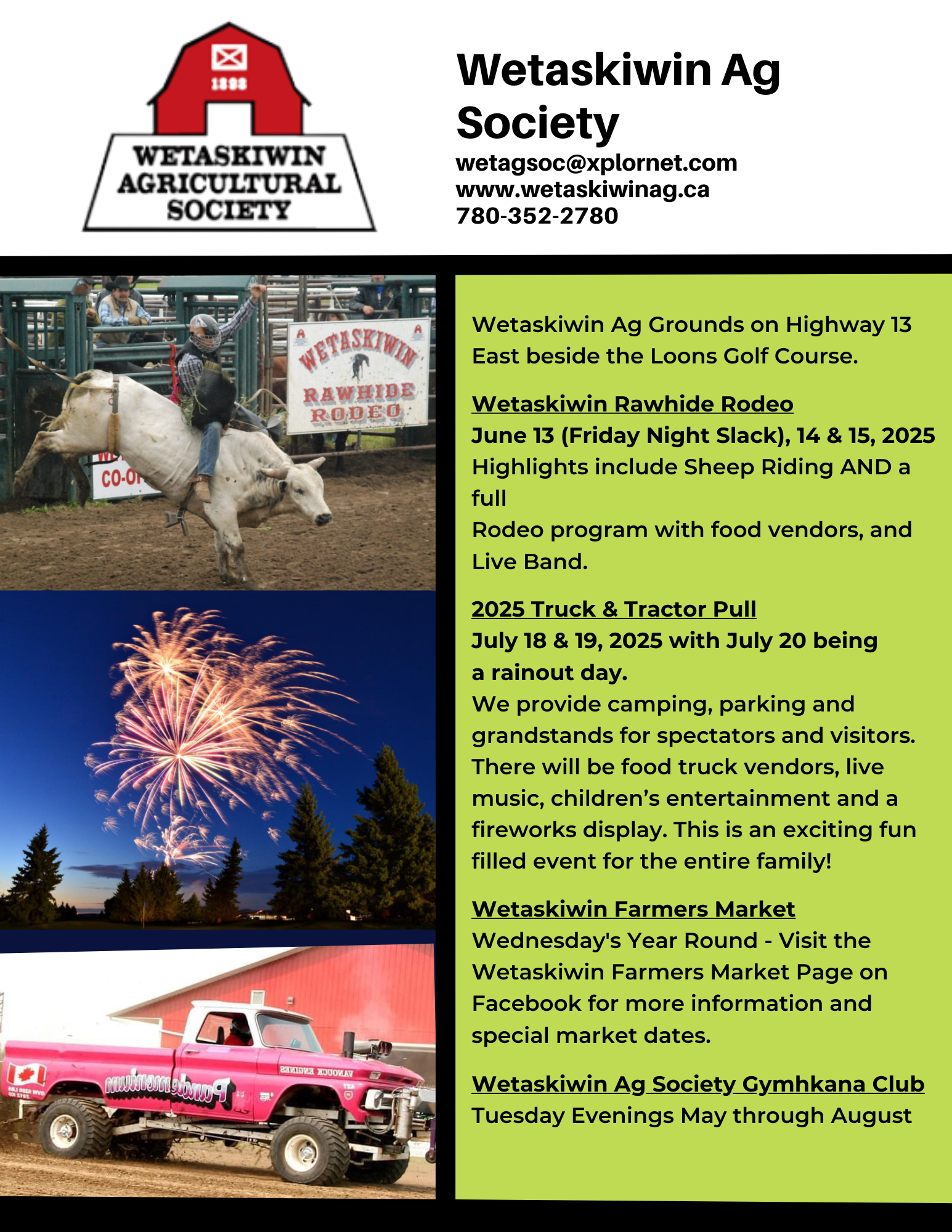 County of Wetaskiwin Community Program  Events Guide 13