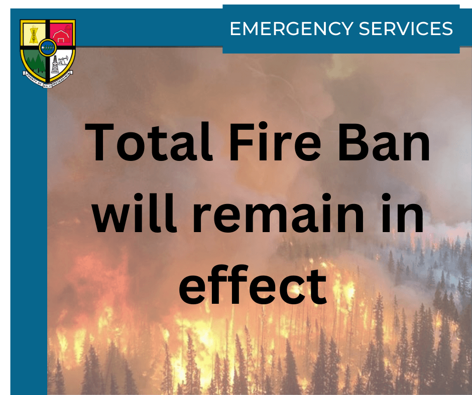 Total Fire Ban still in effect