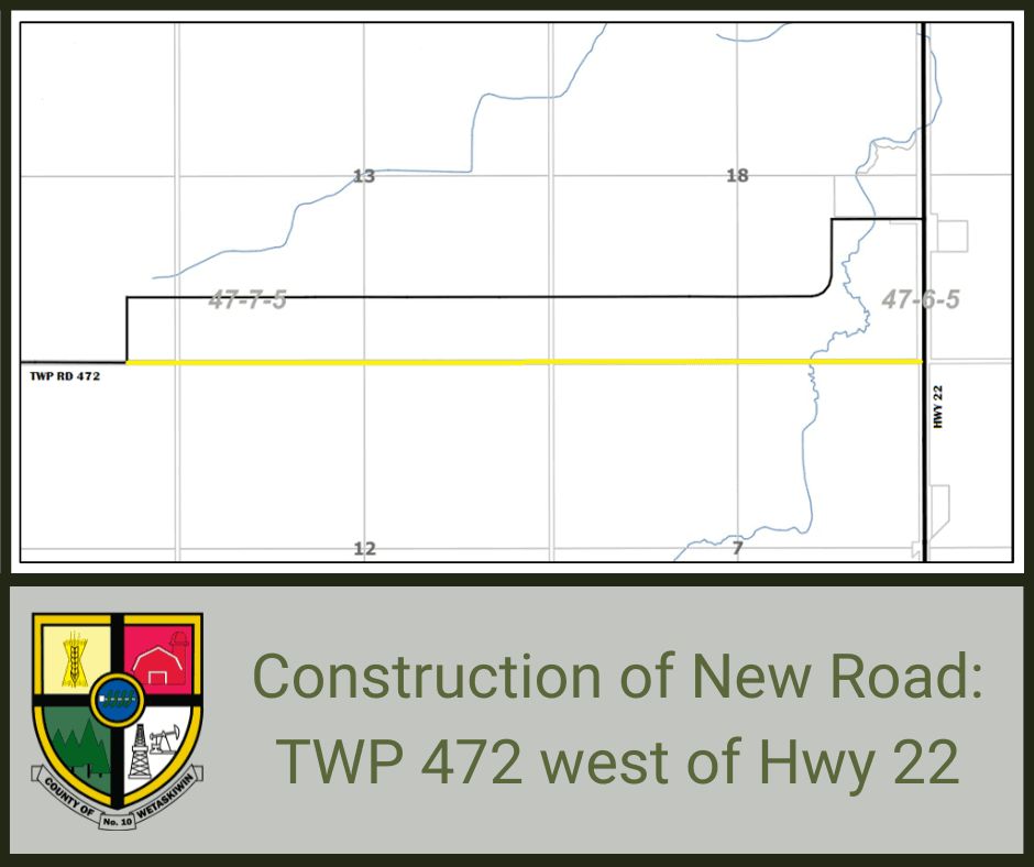 Construction of New Road - TWP 472