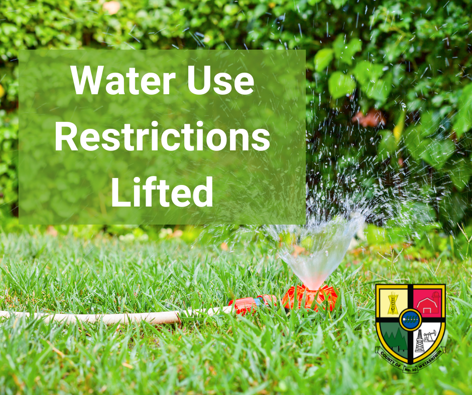Water Usage Restrictions Lifted