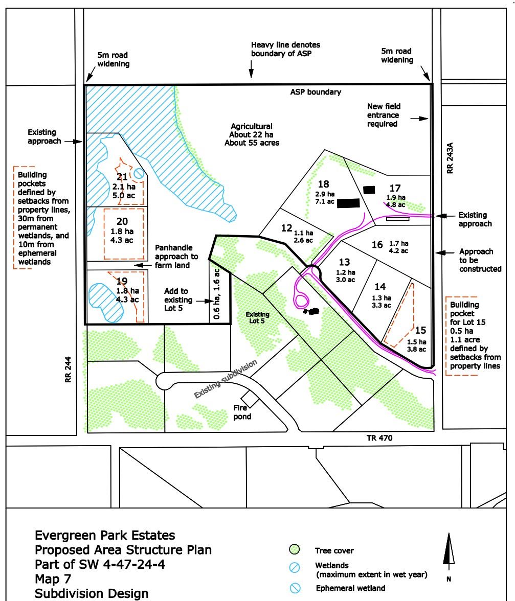 Evergreen Park Estates Map