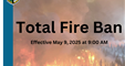 Total Fire Ban May 9 2025