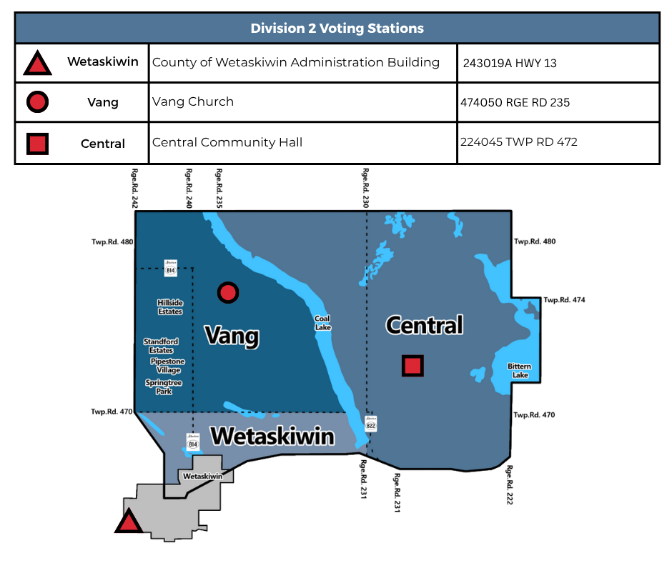 Electoral Division 2 Voting Locations