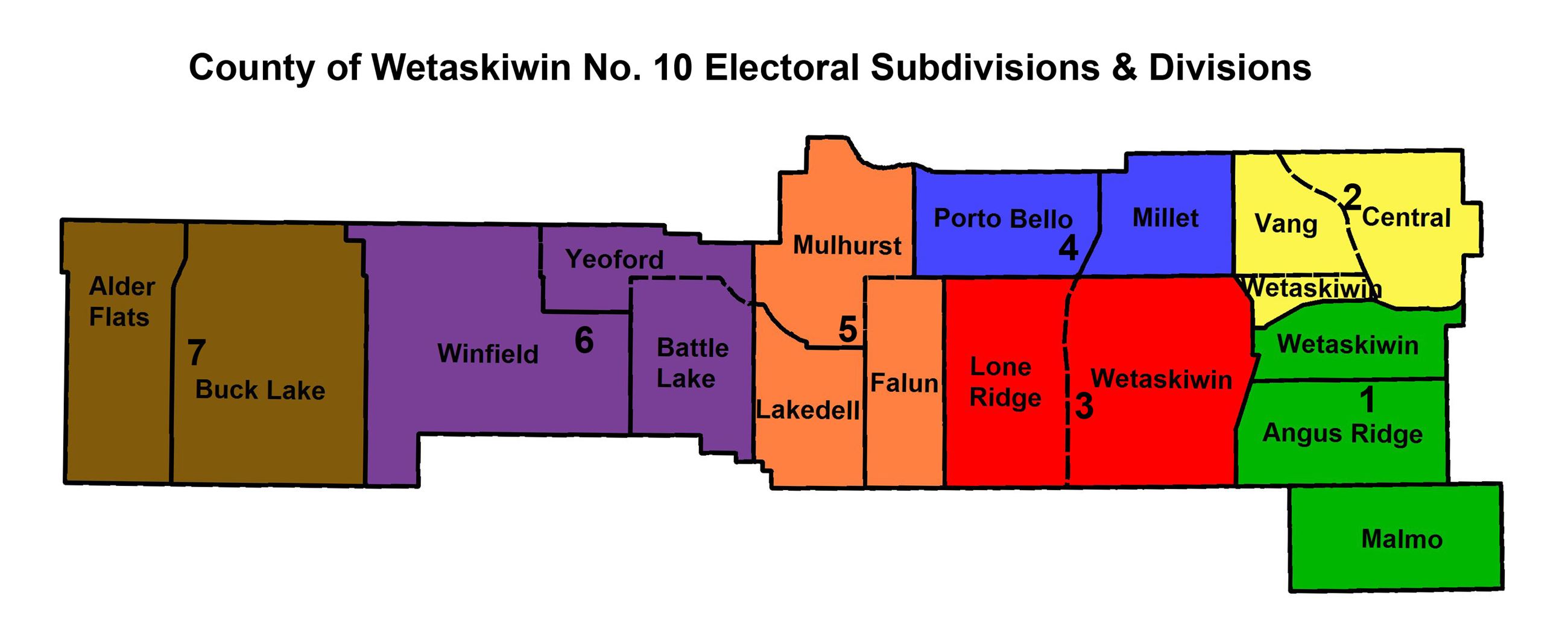 2025 Electoral Division and Subdivision