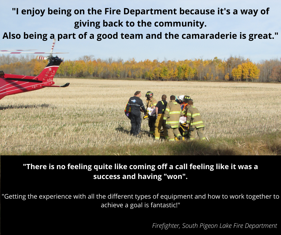 why i enjoy being a firefighter