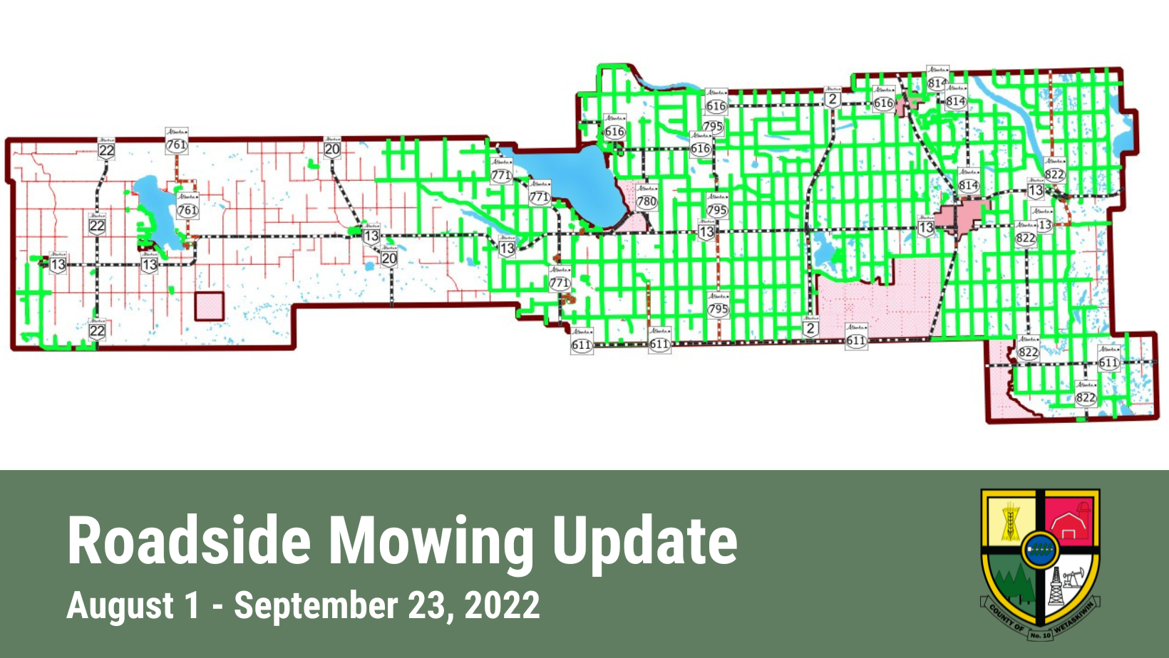 Roadside mowing update Sept 23